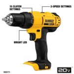 DEWALT 5-Tool Combo Kit 20V MAX Cordless Drill Impact Driver Saw Multi-Tool with Battery & Charger DCK551D1M1 - Image 3