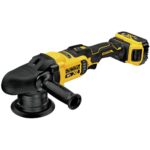 DEWALT DCM848P2 20V MAX XR Cordless Random Orbit Polisher Kit, 5-Inch, Variable Speed 2000-5500 OPM