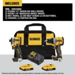 DEWALT 20V MAX XR Cordless Drill/Driver & Impact Driver Combo Kit with 2x 2Ah Batteries (DCK248D2) - Image 2