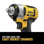 DEWALT 20V MAX Cordless Impact Wrench Kit, 3/8-Inch Hog Ring Anvil (DCF883M2) - Image 6