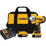 DEWALT 20V MAX XR 3/4" Cordless Impact Wrench Kit with Hog Ring, 2x 5Ah Batteries & Charger (DCF897P2)