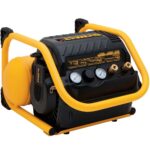 DEWALT DWFP55130 2.5 Gallon Pancake Air Compressor, 200 PSI Max, Quiet Oil-Free Pump, Portable Trim Compressor