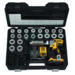 DEWALT DCE151TD1 20V MAX XR Cordless Cable Stripper Kit with LED Light and Quick-Release Bushings