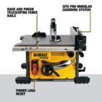 DEWALT FLEXVOLT 60V MAX 8-1/4" Cordless Table Saw, Tool Only (DCS7485B) - Image 2