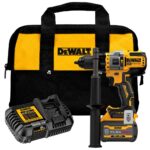 DEWALT FLEXVOLT 20V MAX Cordless Hammer Drill Kit, 1/2-Inch, Brushless with 6.0Ah Battery & Charger (DCD999T1)