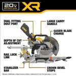 DEWALT 20V MAX XR 12" Double Bevel Sliding Cordless Miter Saw Kit (DCS785WW1) with Battery & Charger - Image 5