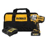 DEWALT 20V MAX XR 1/2" High-Torque Cordless Impact Wrench Kit with Hog Ring Anvil (DCF961GP1)