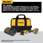 DeWalt FLEXVOLT 60V MAX Cordless Angle Grinder Kit 4-1/2" to 6" with Kickback Brake (DCG418X1) - Image 2