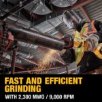 DeWalt FLEXVOLT 60V MAX Cordless Angle Grinder Kit 4-1/2" to 6" with Kickback Brake (DCG418X1) - Image 4