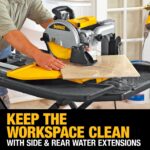 DEWALT Wet Tile Saw with Stand, 10-Inch, Corded (D24000S) - Image 8