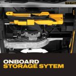 DEWALT 10-Inch Table Saw 15A, 32.5" Rip, Rolling Stand - DWE7491RS Portable Jobsite Saw with 4800 RPM - Image 7