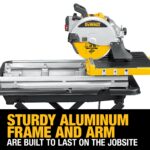 DEWALT Wet Tile Saw with Stand, 10-Inch, Corded (D24000S) - Image 7
