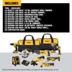 DEWALT DCK940D2 20V MAX 9-Tool Cordless Combo Kit with Drill, Impact Driver, Grinder, Circular Saw & More - Image 12