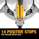 DEWALT 12-Inch Double Bevel Compound Miter Saw with XPS Cutline LED, 15-Amp, 3800 RPM (DWS716XPS) - Image 4