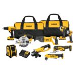DEWALT DCK940D2 20V MAX 9-Tool Cordless Combo Kit with Drill, Impact Driver, Grinder, Circular Saw & More