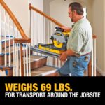 DEWALT Wet Tile Saw with Stand, 10-Inch, Corded (D24000S) - Image 5